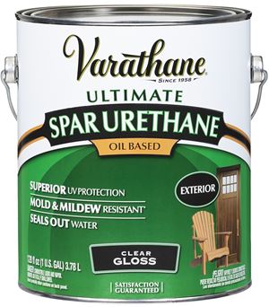 Varathane 9231 Spar Urethane Paint, Gloss, Liquid, Clear, 1 gal, Can, Pack of 2