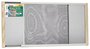 Frost King W.B. Marvin AWS1545 Insect Screen, 15 in L, 25 to 45 in W, Aluminum