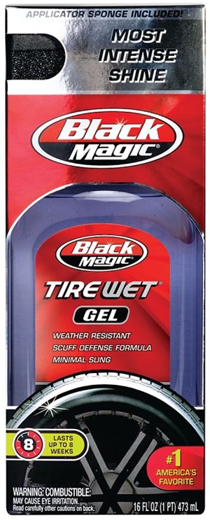 Black Magic 5072647 Tire Shine, 16 oz, Gel, Cherry