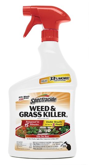 Spectracide HG-96428 Weed and Grass Killer, Liquid, Amber, 32 oz Bottle