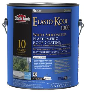Gardner SK-7801 Elastomeric Roof Coating, White, 3.4 L Pail, Liquid, Pack of 4