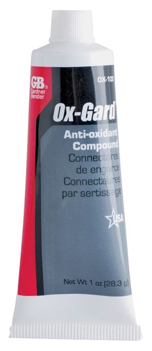 Gardner Bender OX-100B Anti-Oxidant Compound, Charcoal Paste, 1 oz Tube