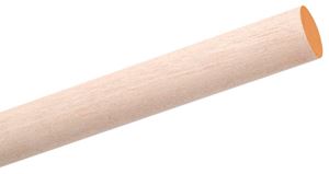 Waddell 6716UB Dowel Rod, 1 in Dia, 48 in L, Birchwood, Pack of 6