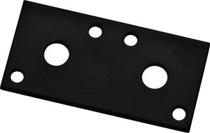 National Hardware N351-454 Mending Plate, 3 in L, 1.3 in W, 1/8 in Gauge, Steel, Powder-Coated