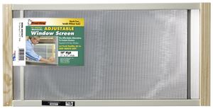 Frost King W.B. Marvin AWS1037 Window Screen, 10 in L, 21 to 37 in W, Aluminum