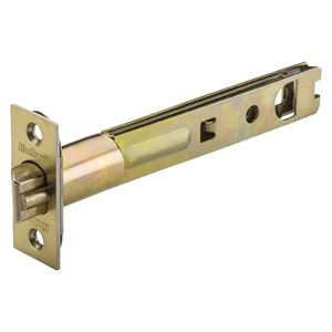 Kwikset 3014 Deadbolt Latch, Steel, Polished Brass