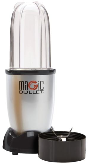 Magic Bullet MBR-0301 Blender Set, 18 oz Bowl, 250 W, 1-Speed, Stainless Steel, Silver