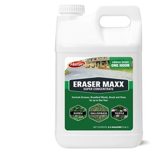 Martin's ERASER MAX 82002490 Weed Killer, Liquid, Clear Yellow, 2.5 gal