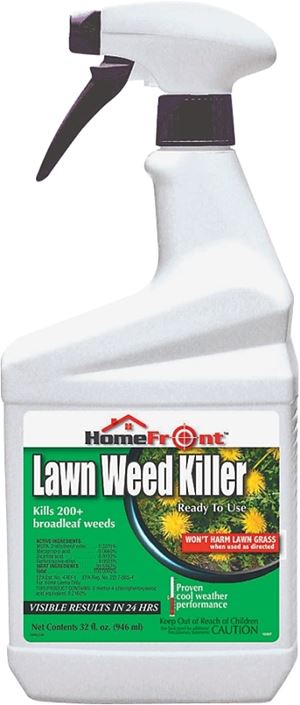 HomeFront 10307 Weed Killer, Spray Application, 1 qt