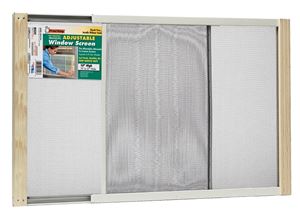 Frost King W.B. Marvin AWS1533 Window Screen, 15 in L, 19 to 33 in W, Aluminum