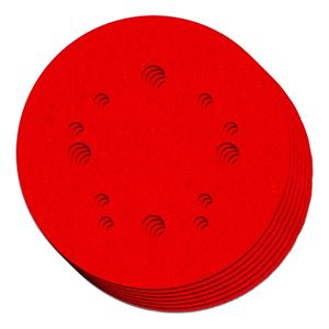 Diablo DCD050ASTH50G Sanding Disc Pack, 5 in Dia, 60, 80, 100, 120, 220 Grit, Coarse, Medium, Ultra Fine, Universal, 50/PK