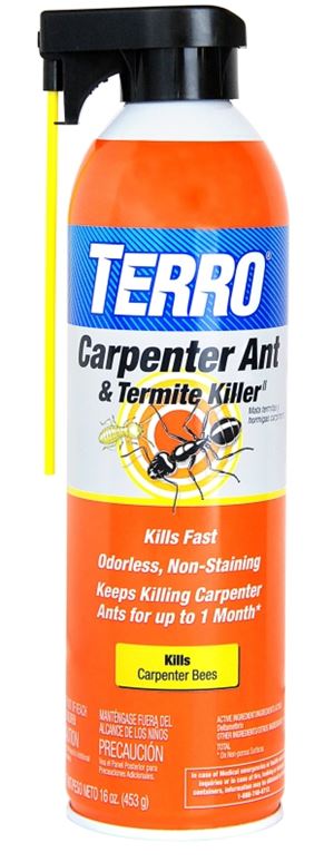 Terro T1901-6 Carpenter Ant and Termite Killer, Liquid, Spray Application, 16 oz, Aerosol Can