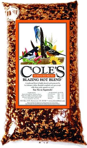 Cole's Blazing Hot Blend BH20 Blended Bird Seed, 20 lb Bag, Pack of 2