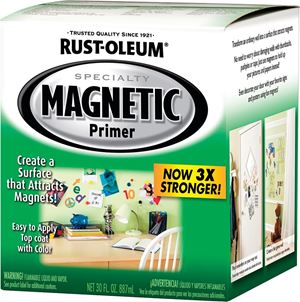 Rust-Oleum 247596 Magnetic Primer, Smooth, Liquid, 1 qt, Can