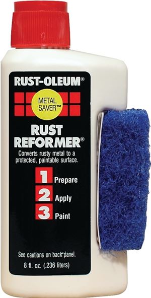Rust-Oleum 7830730 Rust Reformer, Liquid, Solvent-Like, Clear, 8 oz