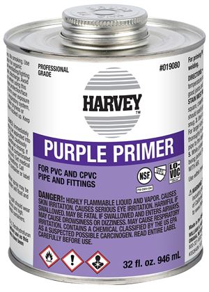 Harvey 019080-12 All-Purpose Professional-Grade Primer, Liquid, Purple, 32 oz Can