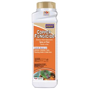 Bonide 771 Copper Fungicide Spray or Dust, Solid, Blue/Green, 1 lb Bottle