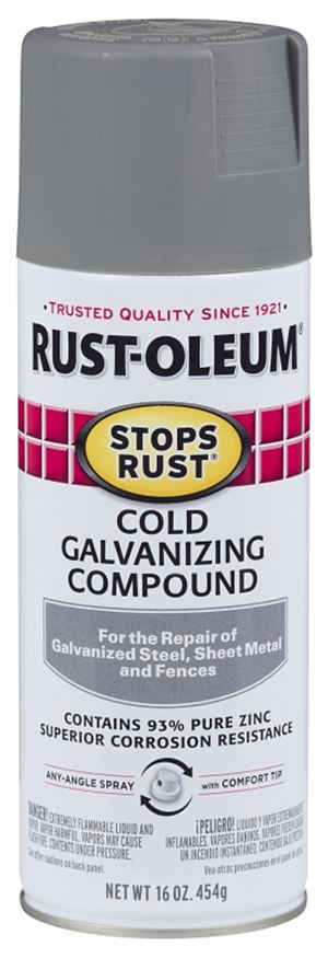 Rust-Oleum 7785830 Galvanizing Compound, Gray, Matte, 16 oz