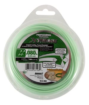 Arnold Xtreme Professional WLX-H80 Trimmer Line, 0.080 in Dia, 140 ft L, Monofilament