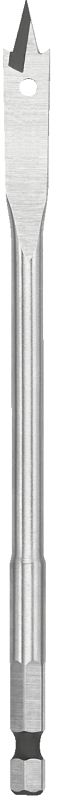 DEWALT DW1576 Spade Drill Bit, 5/8 in Dia, 6 in OAL, 1/4 in Dia Shank, Hex Shank