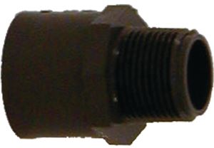IPEX 036421 Adapter, 3/4 in, Socket x MNPT, PVC, SCH 80 Schedule, 690 psi Pressure