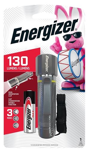 Eveready ENPMHH11E Flashlight with Clip, LED Lamp