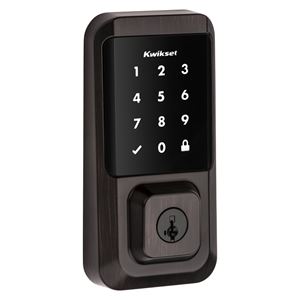 Kwikset Halo Series 939 WIFI TSCR 11P Electronic Deadbolt, Venetian Bronze, Residential, AAA Grade, Zinc