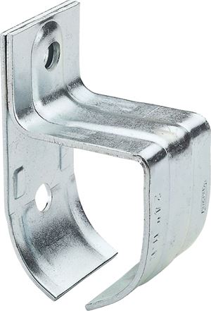 National Hardware N100-006 Round Rail Bracket, Steel, Zinc, Pack of 10