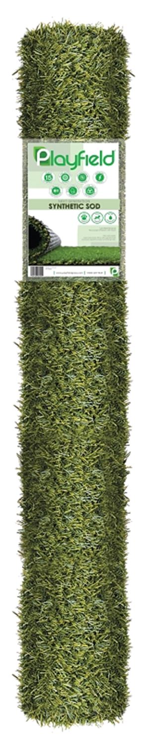 Natco PRT2236-7.6X10 Artificial Grass Rug, 10 ft L x 7.6 ft W Dimensions, Verdure, Turf, Dark Green