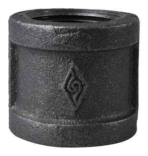 ProSource 1 BM Pipe Coupling, 1 in, FIP, Steel, SCH 40 Schedule, 300 psi Pressure