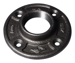 ProSource 27-11/2B Floor Flange, 1-1/2 in, 4.6 in Dia Flange, FIP, 4-Bolt Hole, 0.31 inch (8 mm) Dia Bolt Hole