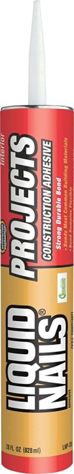 Liquid Nails LNP-704 Project Construction Adhesive, Off-White, 28 oz Cartridge