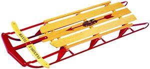Paricon 1060 Flyer Snow Sled, Flexible, 5-Years Old, Steel, Red, Pack of 2