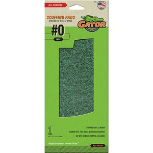 Gator 7318 Cleaning and Stripping Pad, 11 in L, 4-1/2 in W