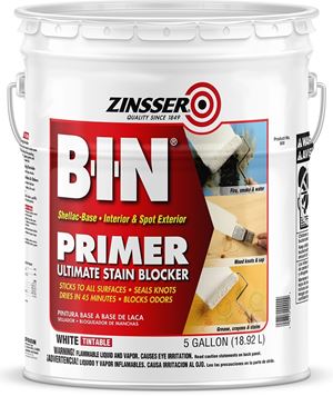 Zinsser 00900 Primer, White, 5 gal