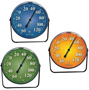La Crosse 104-1512 Variety Pack Thermometer, 5 in Display, -60 to 120 deg F, Metal Casing, Pack of 6