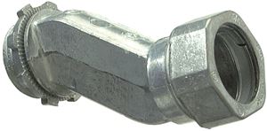 Halex 03907 Offset Connector, 3/4 in Compression, Zinc, Pack of 10