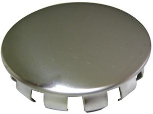 Plumb Pak PP815-11 Faucet Hole Cover, Snap-In, Stainless Steel, For: Sink and Faucets