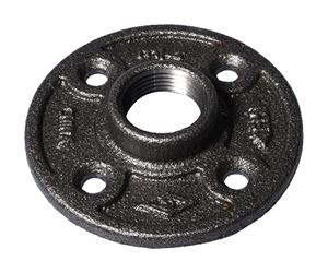 ProSource 27-3/4B Floor Flange, 3/4 in, 3.4 in Dia Flange, FIP, 4-Bolt Hole, 0.28 inch (7 mm) Dia Bolt Hole