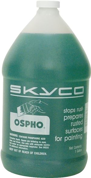 Ospho OSPHO GAL Rust Inhibitor, Liquid, Acrid, Green, 1 gal Jug, Pack of 4