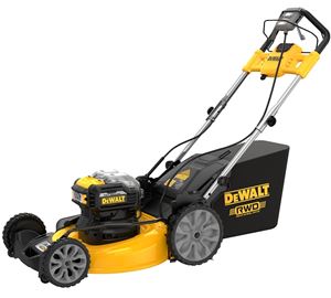 DEWALT 20 VMAX XR DCMWSP255U2 Brushless Cordless Mower Kit, Battery Included, 10 Ah, 20 V, 21-1/2 in W Cutting