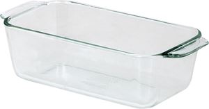 Anchor Hocking Oven Basics Series 81933OBL11 Loaf Dish, 1.5 qt Capacity, Glass, Clear, Dishwasher Safe: Yes, Pack of 3