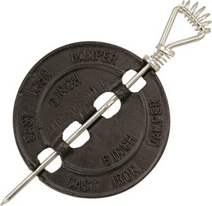 Imperial BM0052-A Damper, 7 in Dia Dimensions, Cast Iron