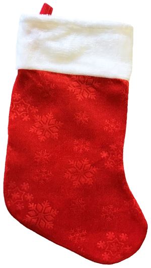 Hometown Holidays 28909 Christmas Stocking, Polyester, Red/White, Pack of 36