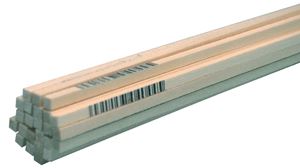 Midwest Products 4044 Wood Strip, 24 in L Nominal, 1/8 in W Nominal, 1/8 in Thick Nominal, Pack of 20