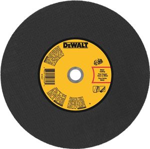 DEWALT DWA8031 Cutting Wheel, 14 in Dia, 1/8 in Thick, 20 mm Arbor, Coarse, Aluminum Oxide Abrasive