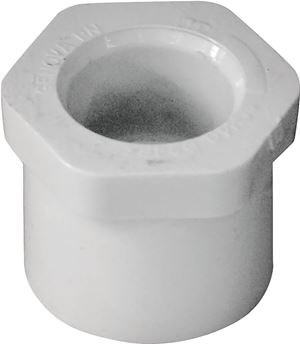 IPEX 435648 Reducing Bushing, 1 x 1/2 in, Spigot x Socket, White, SCH 40 Schedule, 150 psi Pressure