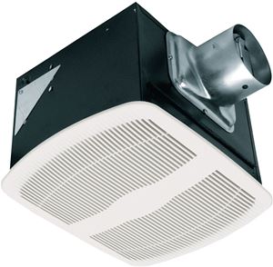 Air King AKLS Series AK110LS Exhaust Fan, 9-3/8 in L, 10-7/8 in W, 0.3 A, 115/120 V, 100 cfm Air, Metal