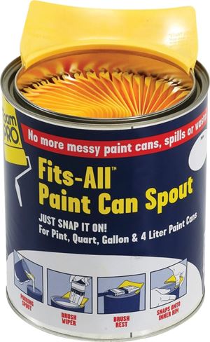 Foampro 61 Paint Can Spout, Plastic, 1 gal, Pack of 50