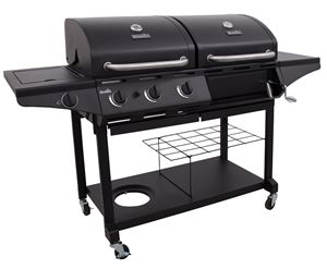 Char-Broil 463714514 Charcoal and Gas Combo Grill, 30,000 Btu BTU, 4 -Burner, 780 sq-in Primary Cooking Surface